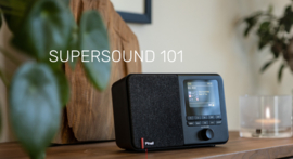 Pinell Supersound 101 (2023 model) DAB+ radio met FM, wifi internet en Bluetooth