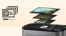 Sharp Osaka DR-530 draagbare en oplaadbare DAB+ en FM radio met Bluetooth en alarmfunctie