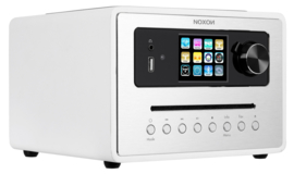 NOXON iRadio 500 CD alles-in-één radio met DAB+, FM en internetradio, USB, Bluetooth en CD, wit