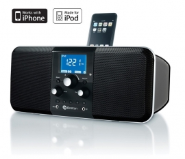 Boston Horizon Duo-i PLUS (AM/FM radio met iPod / iPhone Dock, Zwart)