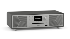 sonoro MEISTERSTÜCK II GEN.2 stereo hifi all-in-one muzieksysteem met CD speler - Graphite (matt) - Silver