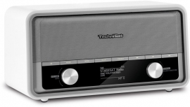 TechniSat DigitRadio 520 retro internetradio met DAB+, Bluetooth en Spotify, wit