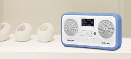 Sangean DPR-77 portable stereo DAB+ en FM radio, blauw