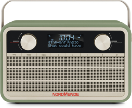 Nordmende Transita 120 oplaadbare draagbare DAB+ en FM radio, groen, OPEN DOOS