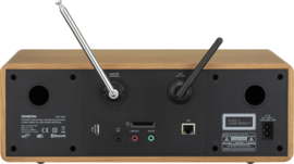 Sangean DDR-66 BT All-in-one stereo internet Bluetooth / CD / DAB+ / Spotify muzieksysteem, walnut