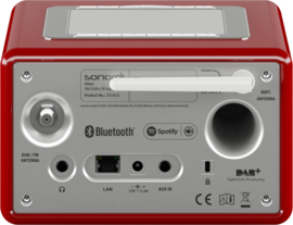 sonoro RELAX SO-810 V2 internetradio met DAB+, FM, Spotify, Bluetooth en USB, rood