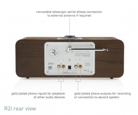 Vita Audio R2i DAB DAB+ FM iPod iPhone muzieksysteem in zwart