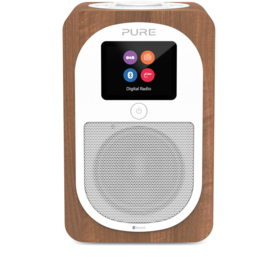 Pure Evoke H3 compacte DAB+, FM en Bluetooth keuken radio, walnoot