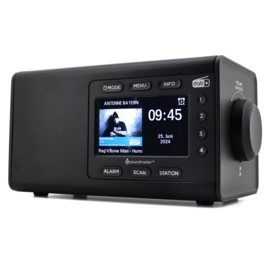 Soundmaster Elite Line DAB900 SW DAB+ en FM radio met Bluetooth, zwart