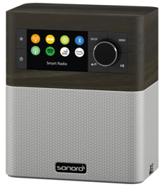 sonoro STREAM X internetradio met DAB+, FM, Bluetooth en USB, oak - silver