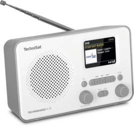 TechniSat TECHNIRADIO 6 IR digitale portable radio met DAB+, FM en internet, wit