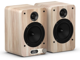 Pure Classic Active stereo geluidssysteem met HDMI, Bluetooth, DAB+ en FM radio, Wit Eiken