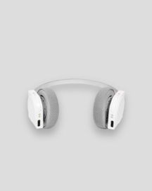km5 Iichtgewicht stereo hoofdtelefoon Hp1 - Bluetooth EN bekabeld, wit