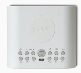 Roberts Ortus DAB Charge DAB+ en FM wekker klokradio, wit