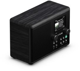 Pure Classic H4i digitale internet, DAB+ en FM radio en Bluetooth, Zwart Essen