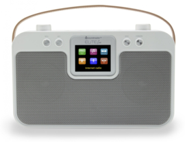 Soundmaster Elite Line IR4400WE stereo draagbare internetradio met DAB+ en Bluetooth, wit