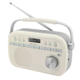 Soundmaster DAB280BE radio met DAB+ en FM met 10 preset toetsen, beige