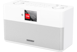 Kenwood CR-ST100S stereo smart radio systeem met DAB+, internetradio, USB, Bluetooth en Spotify, wit