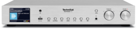 TechniSat DigitRadio 143 V3 stereo hifi DAB+ en wifi internet tuner met Bluetooth en Spotify, zilver