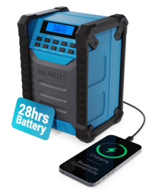 Majority Audio Landbeach draagbare werk radio met DAB+, FM en Bluetooth