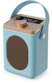 Majority Audio Little Shelford draagbare radio met DAB+, FM en Bluetooth, duck egg