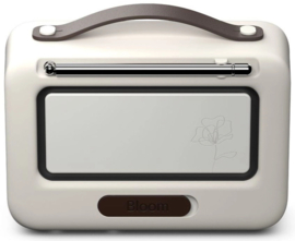 Pure Bloom vrolijke draagbare en oplaadbare radio voor binnen en buiten met DAB+ en FM met Bluetooth ontvangst, sand
