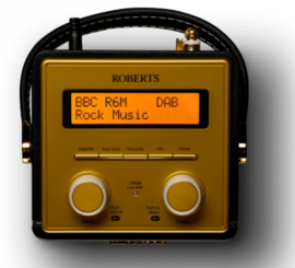 Roberts Revival Mini draagbare DAB+ FM radio, Black
