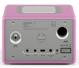 sonoroCD 2 SO-220 tafelradio met DAB+ en FM, CD speler, USB en Bluetooth, zacht roze