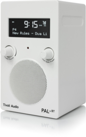 Tivoli Audio Model PAL+BT oplaadbare radio met DAB+, FM en Bluetooth, wit