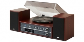 Teac LP-P1000 draaitafel muzieksysteem met CD, radio en Bluetooth, kersen