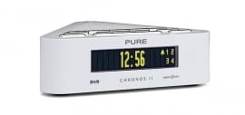 Pure Chronos II luxe wekkerradio (DAB / FM, Aluminium Wit)