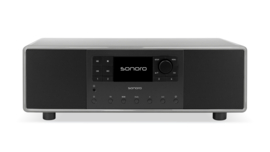 Sonoro Primus stereo internetradio met DAB+, FM, Spotify en Bluetooth, Chalk Grey - Black