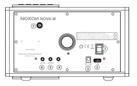 NOXON NOVA M high end DAB+, FM en internetradio en audiostreamer, multiroom