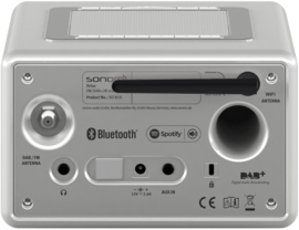 sonoro RELAX X internetradio met DAB+, FM, Spotify en Bluetooth, zilver
