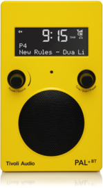 Tivoli Audio Model PAL+BT oplaadbare radio met DAB+, FM en Bluetooth, geel