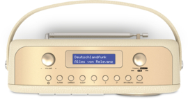 Technisat Transita 130 retro oplaadbare draagbare DAB+ en FM radio met Bluetooth, beige