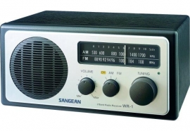 Sangean WR-1 (AM / FM radio, Zilver)