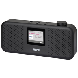 Imperial DABMAN 16 stereo compacte DAB+ radio met FM, zwart