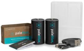 Pale Blue D oplaadbare batterijen, Li-Ion 11.100 mAh, set van 2