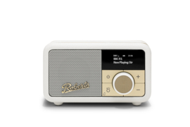 Roberts Revival Petite 2 mini DAB+ en FM radio met Bluetooth ontvangst, Pastel Cream