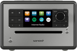 Sonoro Elite SO-910 V2 internetradio met DAB+, FM, CD, Spotify, Bluetooth en USB, mat grijs