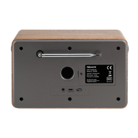 Albrecht DR 862 makkelijk te bedienen senioren digitale oplaadbare radio met DAB+, FM en Bluetooth