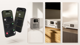 Sonoro Atron STEREO internetradio met DAB+, FM, Spotify en Bluetooth, Zand - Creme