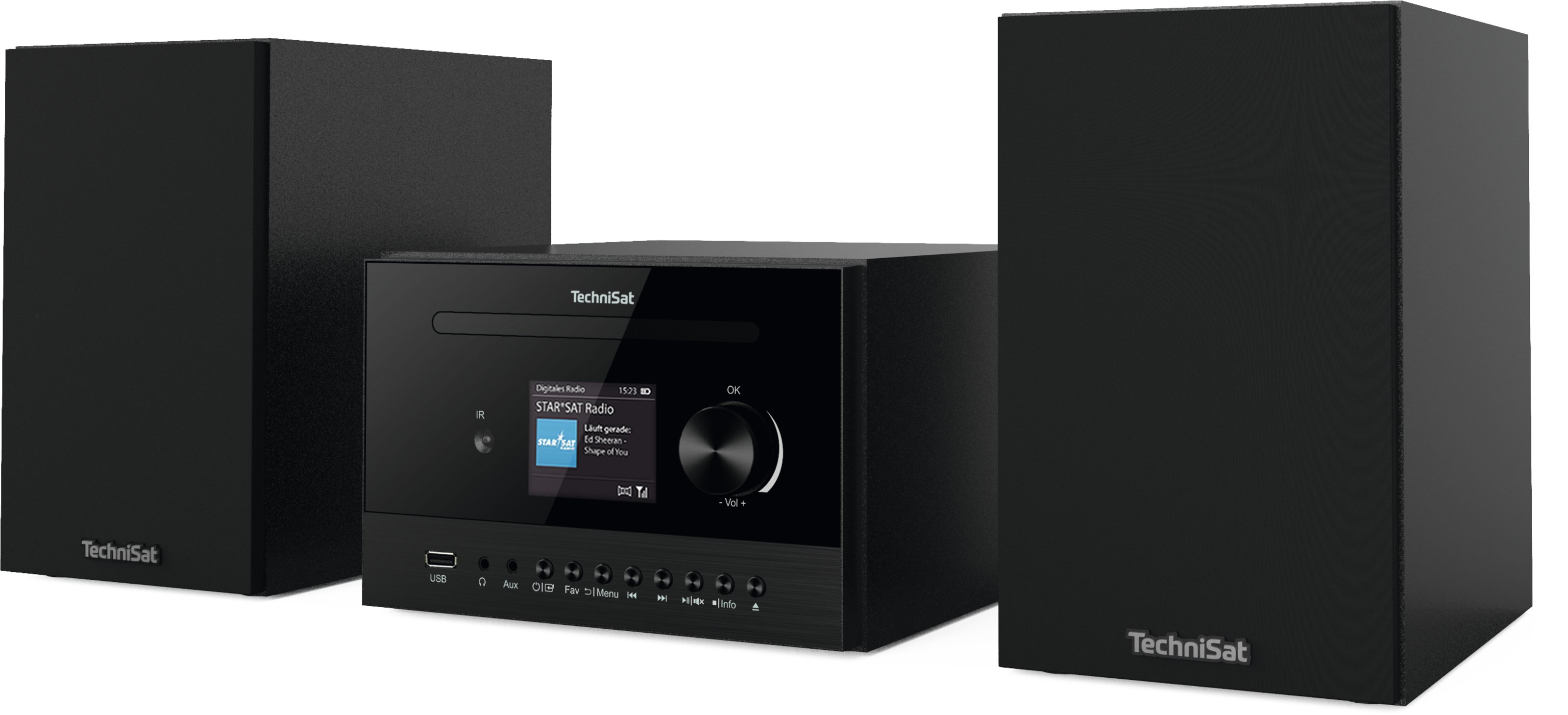 TechniSat Classic 800 IR stereo set met internetradio, DAB+, FM, CD, USB en Bluetooth
