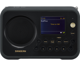 Sangean TRAVELLER 760  ( DPR-76 ) DAB+ draagbare radio met FM, zwart