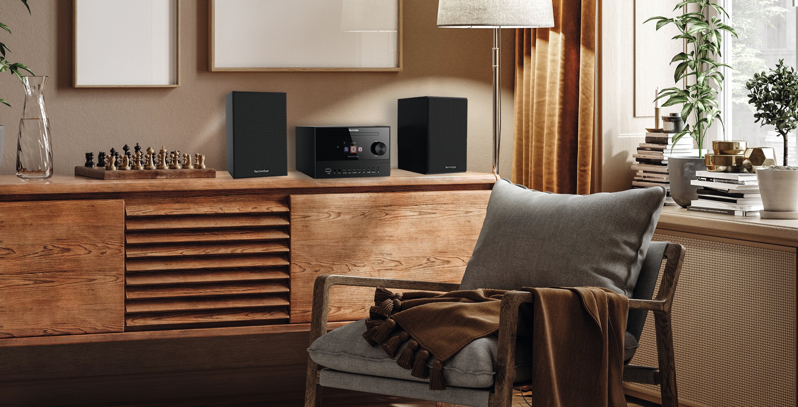 TechniSat Classic 800 IR stereo set met internetradio, DAB+, FM, CD, USB en Bluetooth