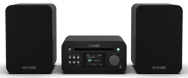 Pure Classic Stereo Mini microsysteem met DAB+ en FM radio met CD en Bluetooth, Zwart