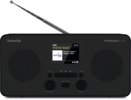 TechniSat TECHNIRADIO 6 S IR stereo digitale portable radio met DAB+, FM en internet, zwart