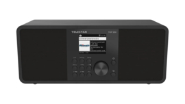 Telestar Top 250 stereo radio met DAB+, FM, Bluetooth, USB en Internet, zwart