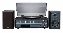 Teac LP-P1000 draaitafel muzieksysteem met CD, radio en Bluetooth, zwart